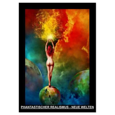 PHANTASTISCHER REALISMUS - NEUE WELTEN (Tischkalender 2026 DIN A5 hoch), CALVENDO Monatskalender