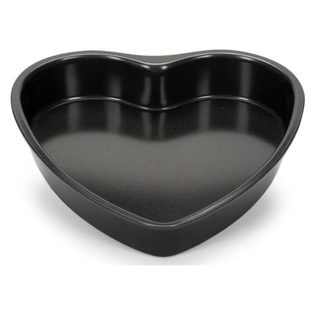 Patisse Herzform 20 cm schwarzer Stahl (twm_414400)