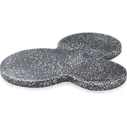 Humdakin Milan Terrazzo Dekoratives Tablett schwarz