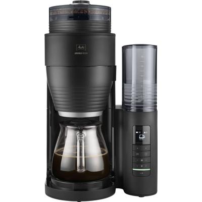 MELITTA Kaffeemaschine mit Mahlwerk "AromaFresh Pro X 1030-02", silber (schwarz, silber), 1,25 l, 10, Kaffeemaschinen