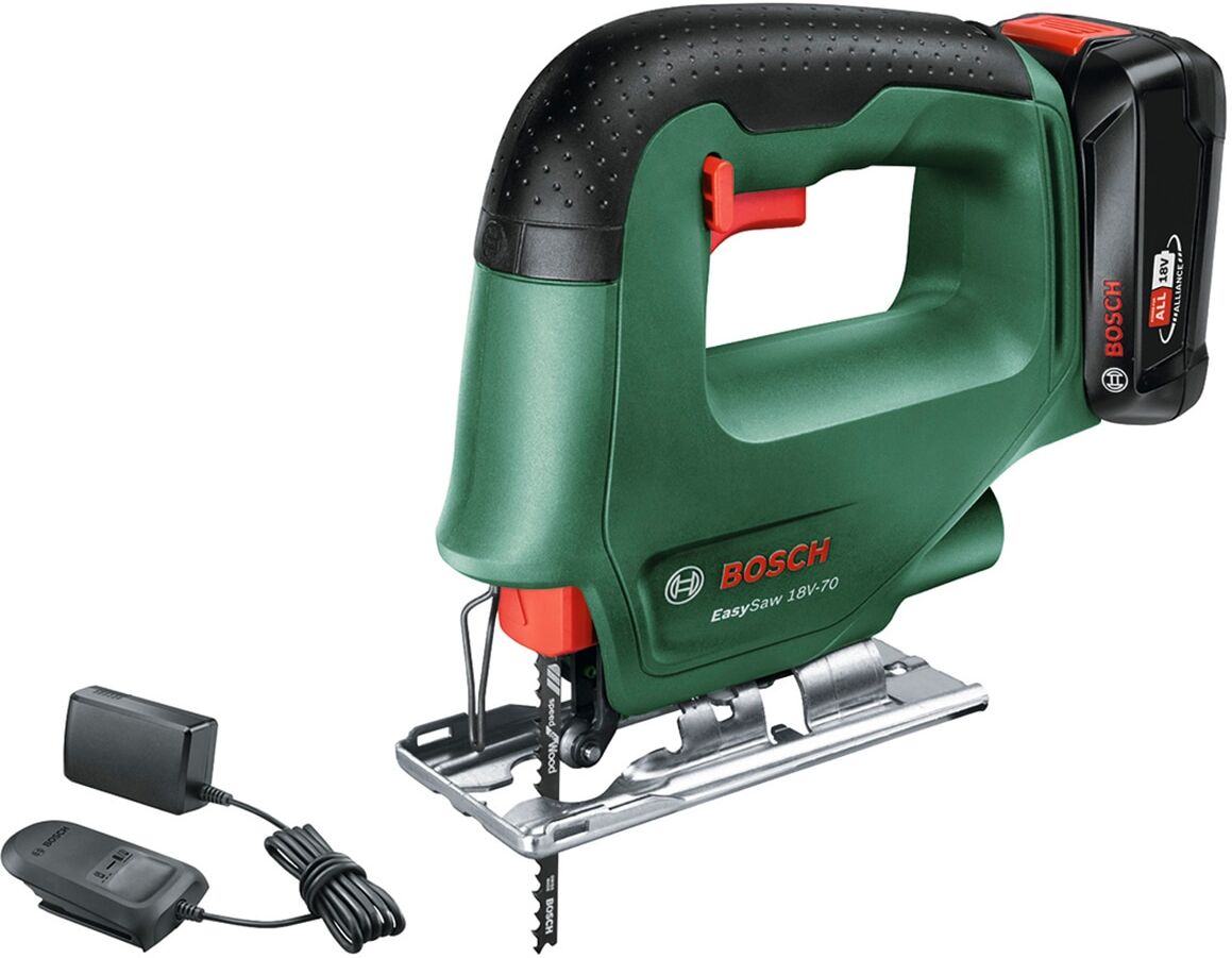 Bosch Sierra Calar EasySaw 18V-70 Power For All. Verde / Negro