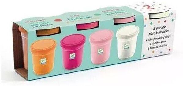 4 pots de pâte à modeler sweet - Djeco