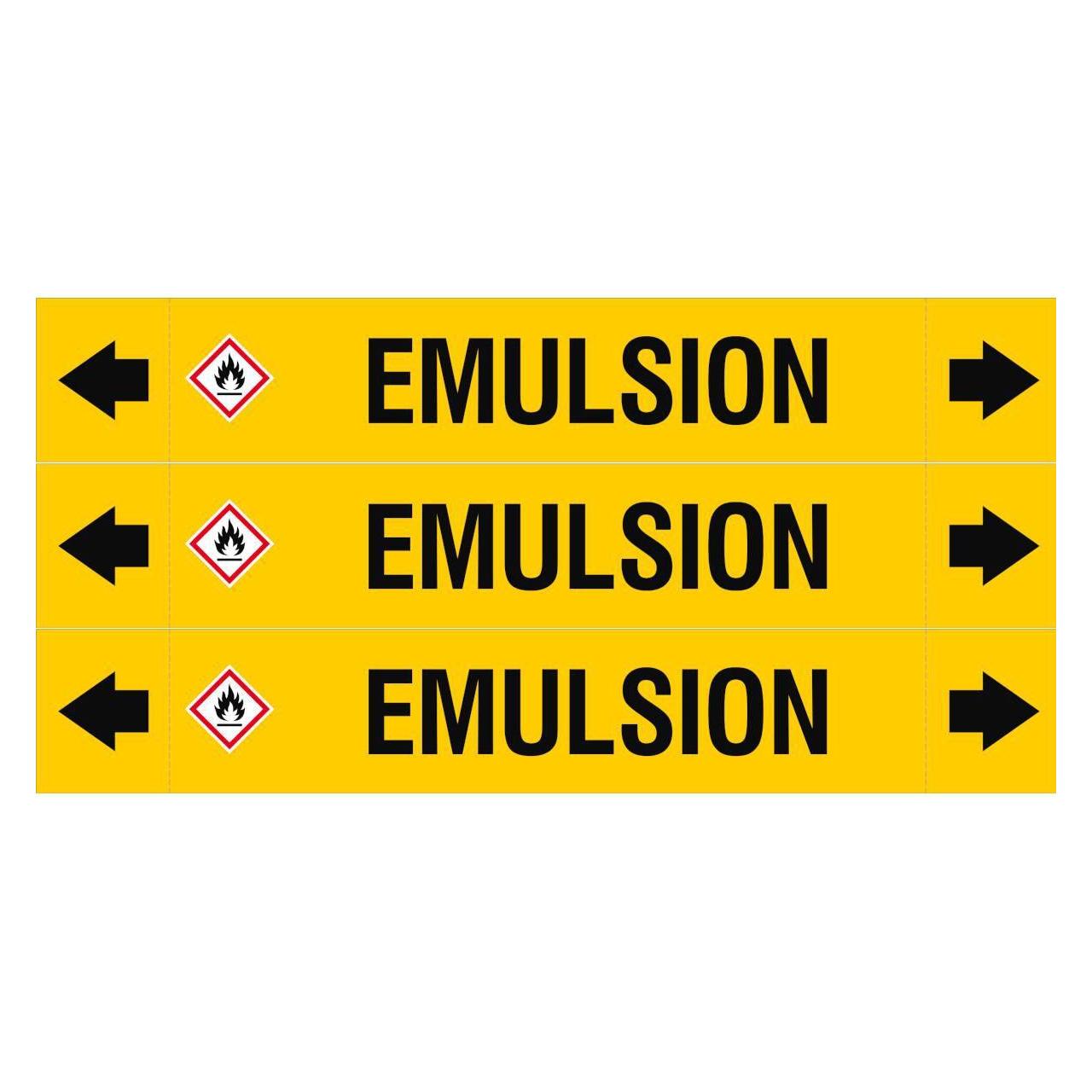 Brady ASME - Rohrmarkierer - Emulsion (ASMEPM-37X230MM-EMULSION)