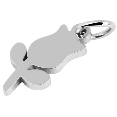 Kettenanhänger ADELIA´S "Anhänger – Blume Anhänger aus Edelstahl", silber, Schmuckanhänger, Damen, Edelstahl, Kettenanhänger, Ideal zum Verschenken – schlicht und stilvoll