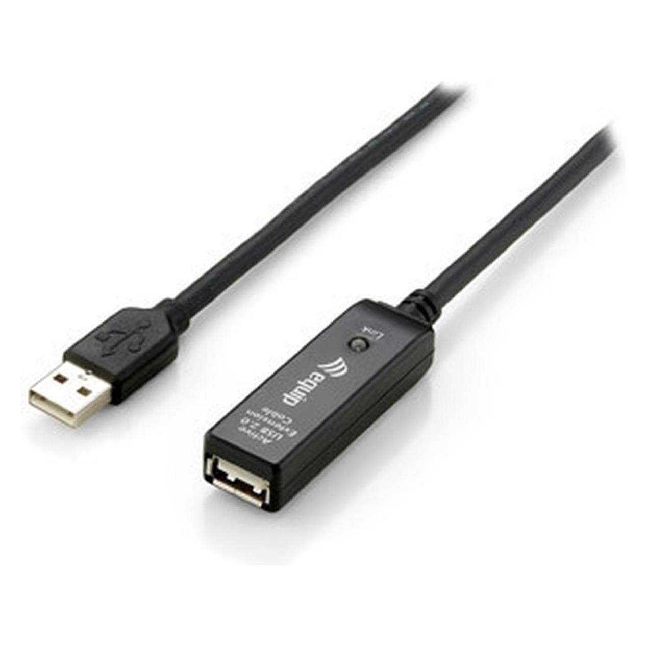 equip USB 2.0 Verlängerungskabel (15 m, USB 2.0) (133311)