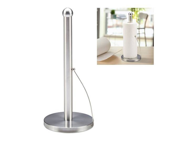 Küchenrollenhalter stehend Silber