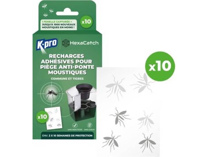 K.pro - Appareil Anti Moustique De 10 Recharges Adhésives