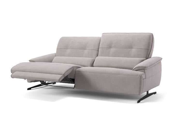 Stoff Sofa PERLO 3-Sitzer Relax Couch italienisch