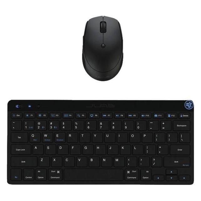 JLab Audio JLab Go GO Wireless Bluetooth Tastatur und Maus-Set DE-Layout, Mehrere Verbindungsoptionen, Multifun (DE, Kabellos) (IEUDEKMGOBUNDLE4)