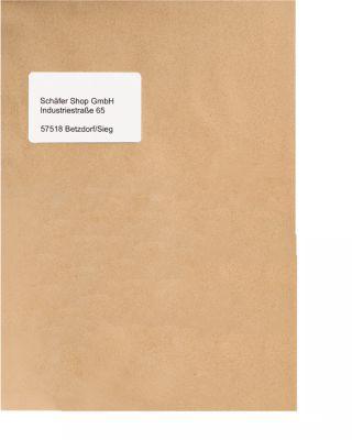 Versandtaschen C5, natronbraun, mit Fenster, 1000 Stück