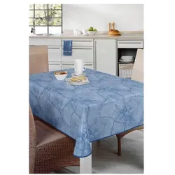 PEYER SYNTEX Wachstuchtischdecke »Milano Marmor« 110 x 140 cm blau, 110 cm