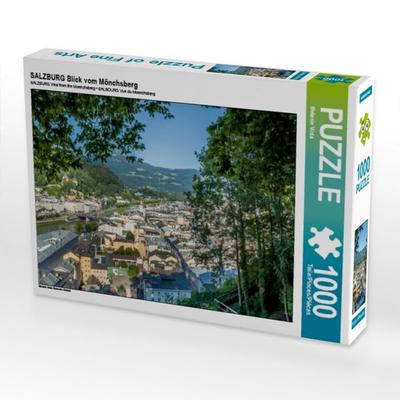 CALVENDO Puzzle SALZBURG Blick vom Mönchsberg | 1000 Teile Lege-Größe 64x48cm Foto-Puzzle für glückliche Stunden