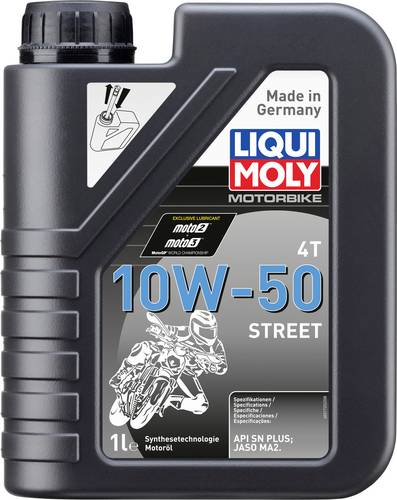 Liqui Moly Motorbike 4T 10W-50 Street 21725 4-Takt-Motoröl 1l