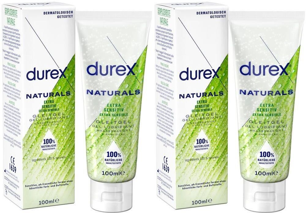 Durex naturals Gleitgel extra sensitive 2x 2x100 ml Gel