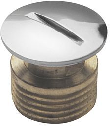 ASW Stedo Blindstopfen 184312 1/2", Messing verchromt