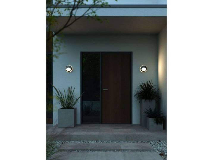 Applique d'extérieur Oliver Round Black - Nordlux - Terrasse - Plastique