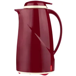 Helios Isolierkanne WAVE PUSH 1,0 l rot