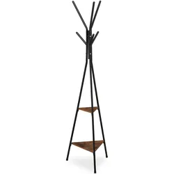 Relaxdays, Garderobe + Kleiderstange, Garderobenständer