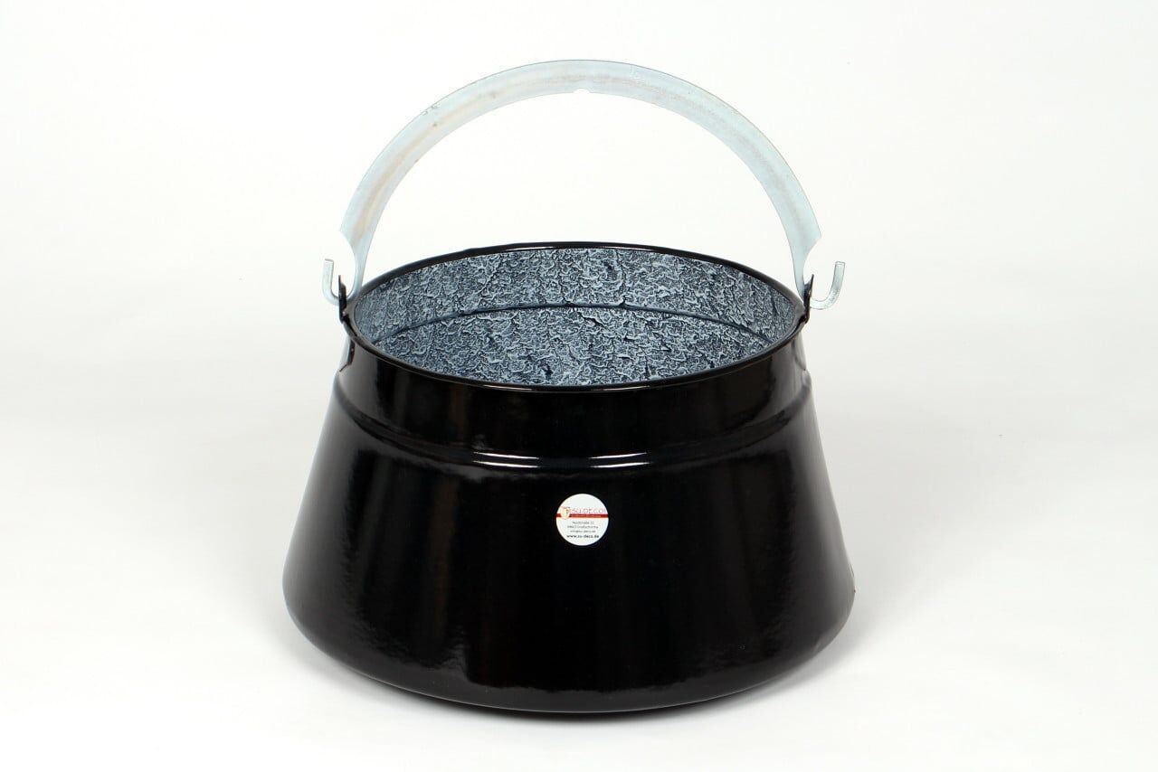 Su-Deco Gulaschkessel rustikal 20 Liter schwarz / granit