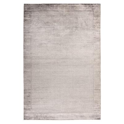 Teppich KAYOOM "Elles 213", grau, B:200cm H:9mm L:290cm, Viskose, Teppiche, Teppich, Kurzflor, Vintage, Modernes Muster, Deko, Viskose