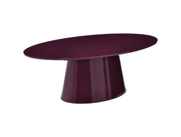 Mid.you Couchtisch Lima, Bordeaux, oval, konisch, 60x40x110 cm, Wohnzimmer, Wohnzimmertische, Couchtische