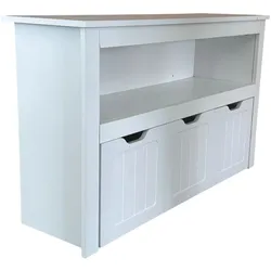 TRENDSTABIL Aufbewahrungsschrank, ca. 102 x 30 x 60 cm, Weiß