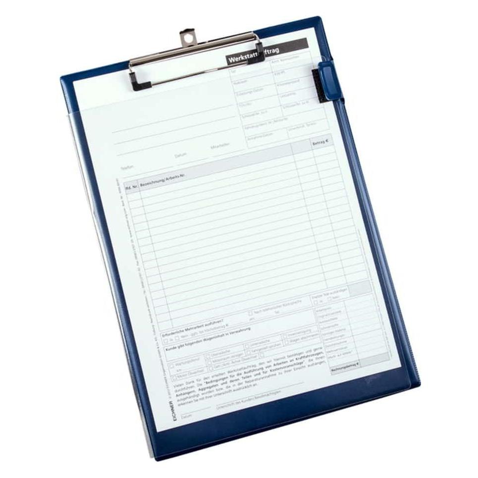 Eichner Auftragstasche mit Klettverschluss DIN A4 blau (A4) (9015-00670)