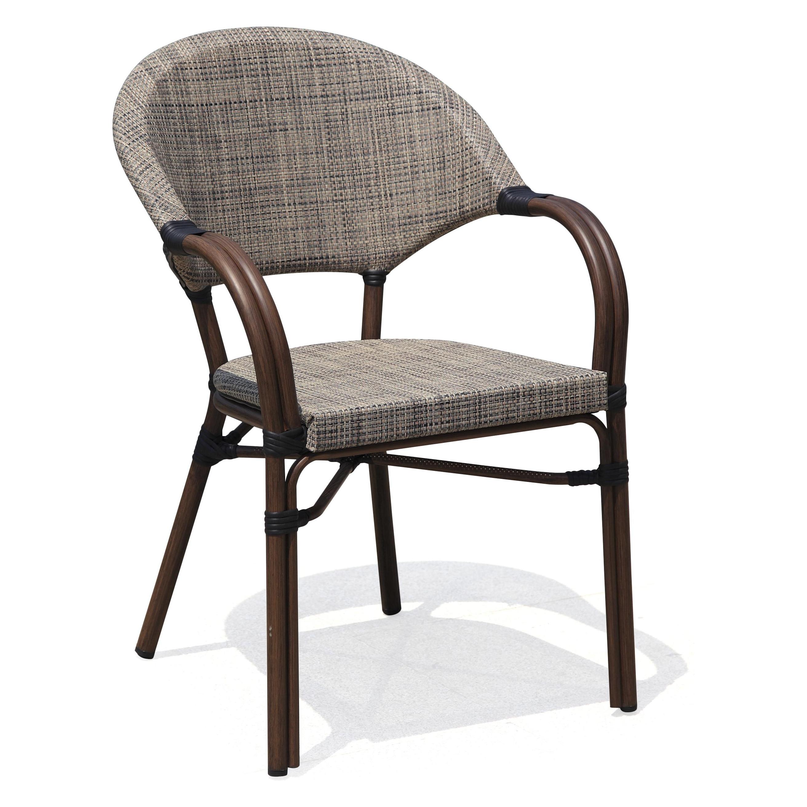Acamp Set 4x MAUI Sessel + 1x MAUI Tisch Ø 70cm (70 x 74 cm) (501323)