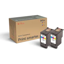 Peach Doppelpack Druckköpfe color kompatibel zu Canon CL-541XLC, 5226B004