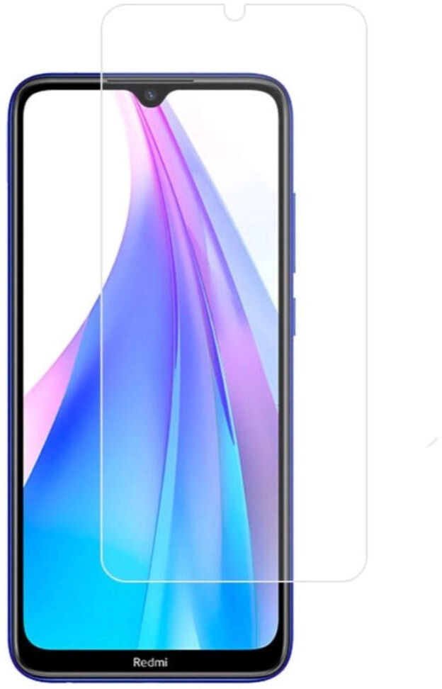INCOVER Xiaomi Redmi Note 8T Hærdet Glas - Case-Friendly Skærmbeskyttelse - Gennemsigtig