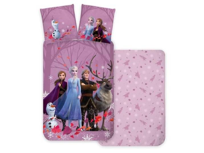 Frozen Babydekbedovertrek 100x135 + Kussensloop 40x60 Elsa Anna Olaf Sven