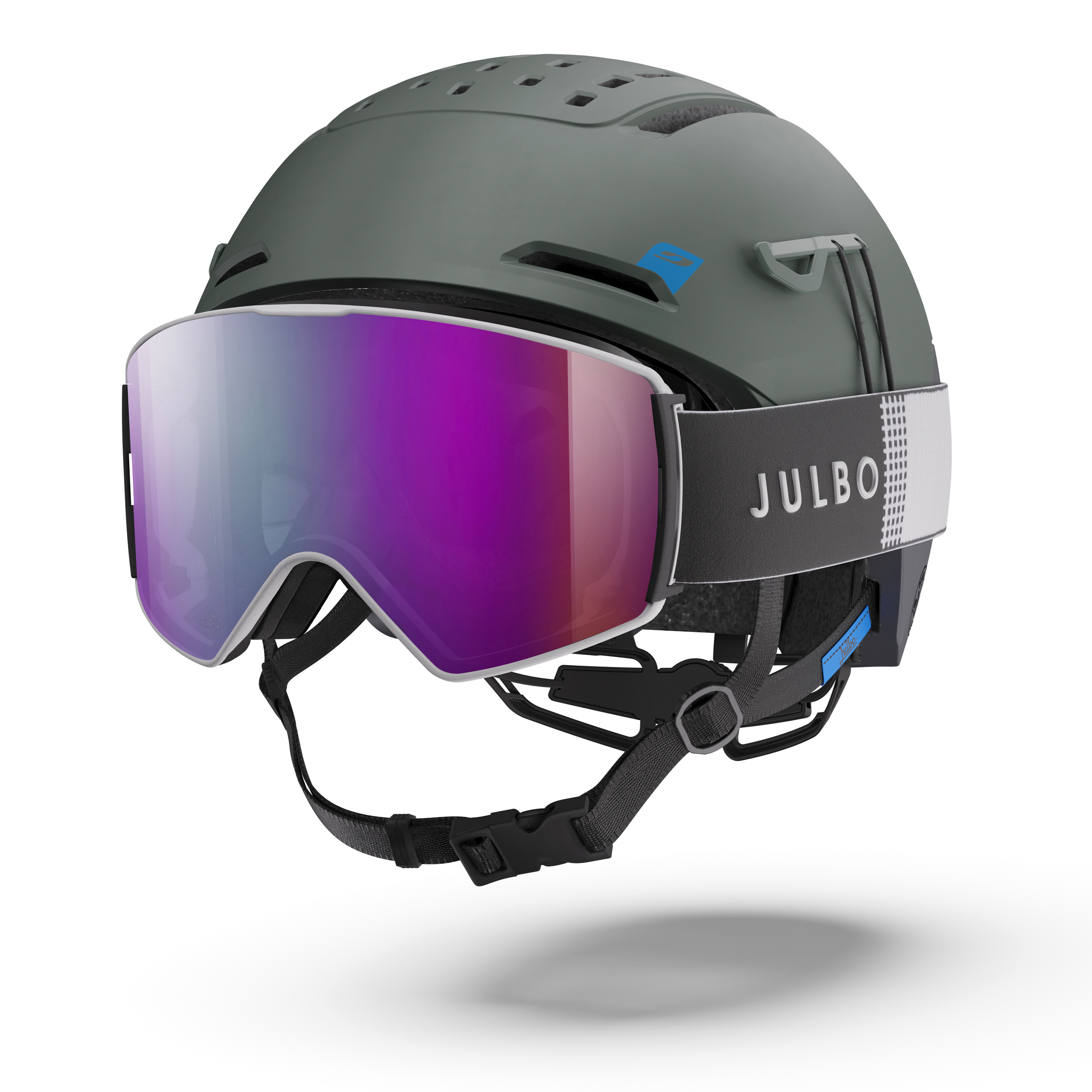 Julbo Hailot Freeride Mips Skihelm Skihelme dunkelgrün-schwarz Größe L | 59-63 cm Freeride