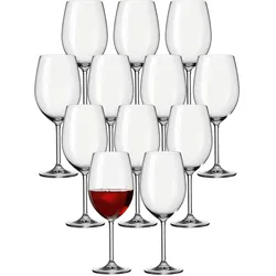 BORDEAUXGLAS Daily transparent 640 ml 12er Set