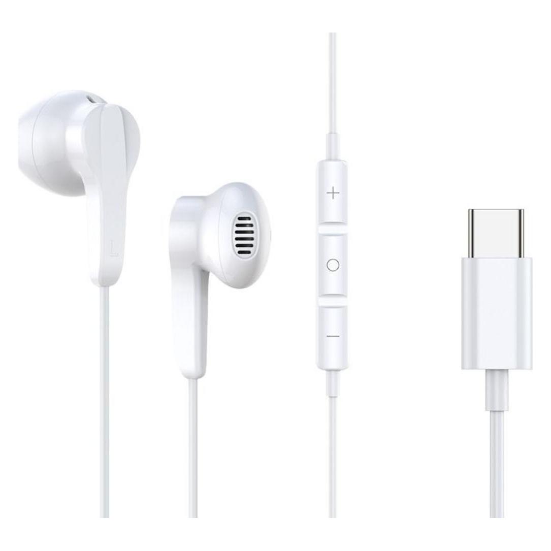 PowerGuard USB-C Headset In-Ear Kopfhörer mit Mikrofon & Lautstärkeregler (Kabelgebunden) (00035086)