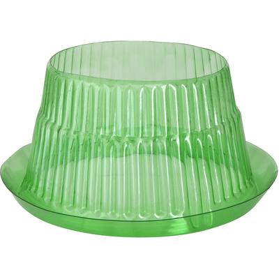 Schneckenkante WINDHAGER "aus PET, Schnecken Schutzring 6 Stk., Ø 23 cm", grün, B:23cm H:11cm L:23cm, Tierbarrieren, Schneckenschutz für Gemüsepflanzen wiederverwendbar und recyclebar