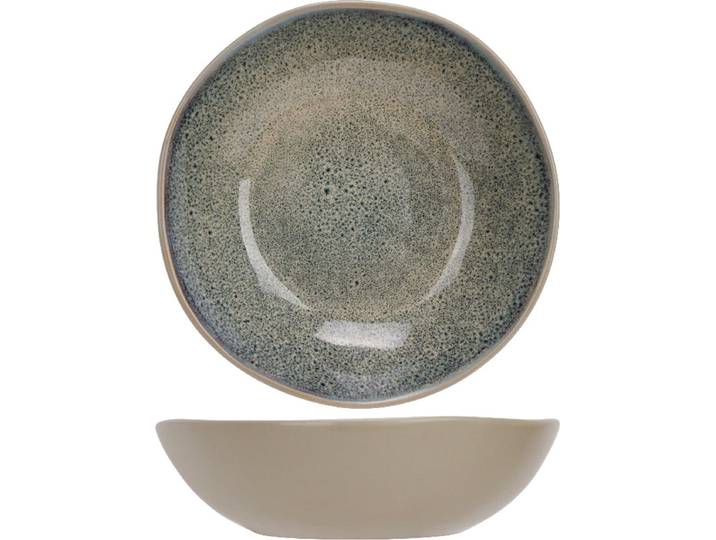Cosy & Trendy Diepe Borden / Pastaborden Onna Sand-Green ø 19 cm - 6 Stuks