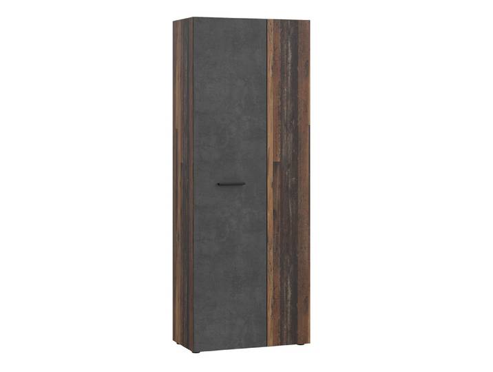 Armoire à chaussures Milk Bois Vintage/béton Gris Fon�é - Basika