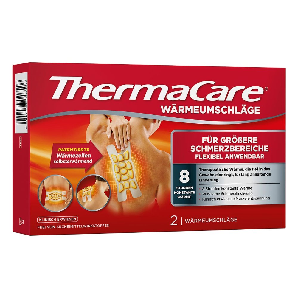 Angelini Pharma Deutschland GmbH ThermaCare Wärmeumschläge für größere Schmerzbereiche - flexibel 11851913