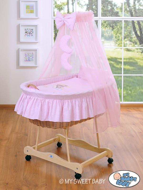BellaFurn Wieg voor baby's van massief hout - Rose