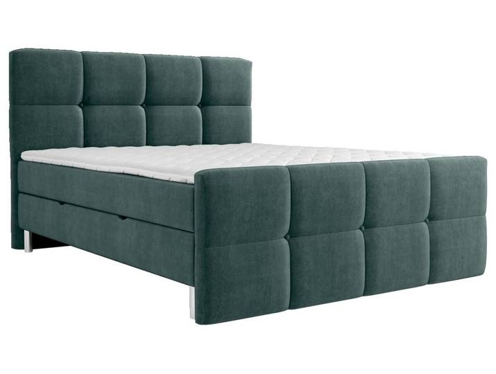 XORA Boxbett MAGNUM, grün-blau, Stoff