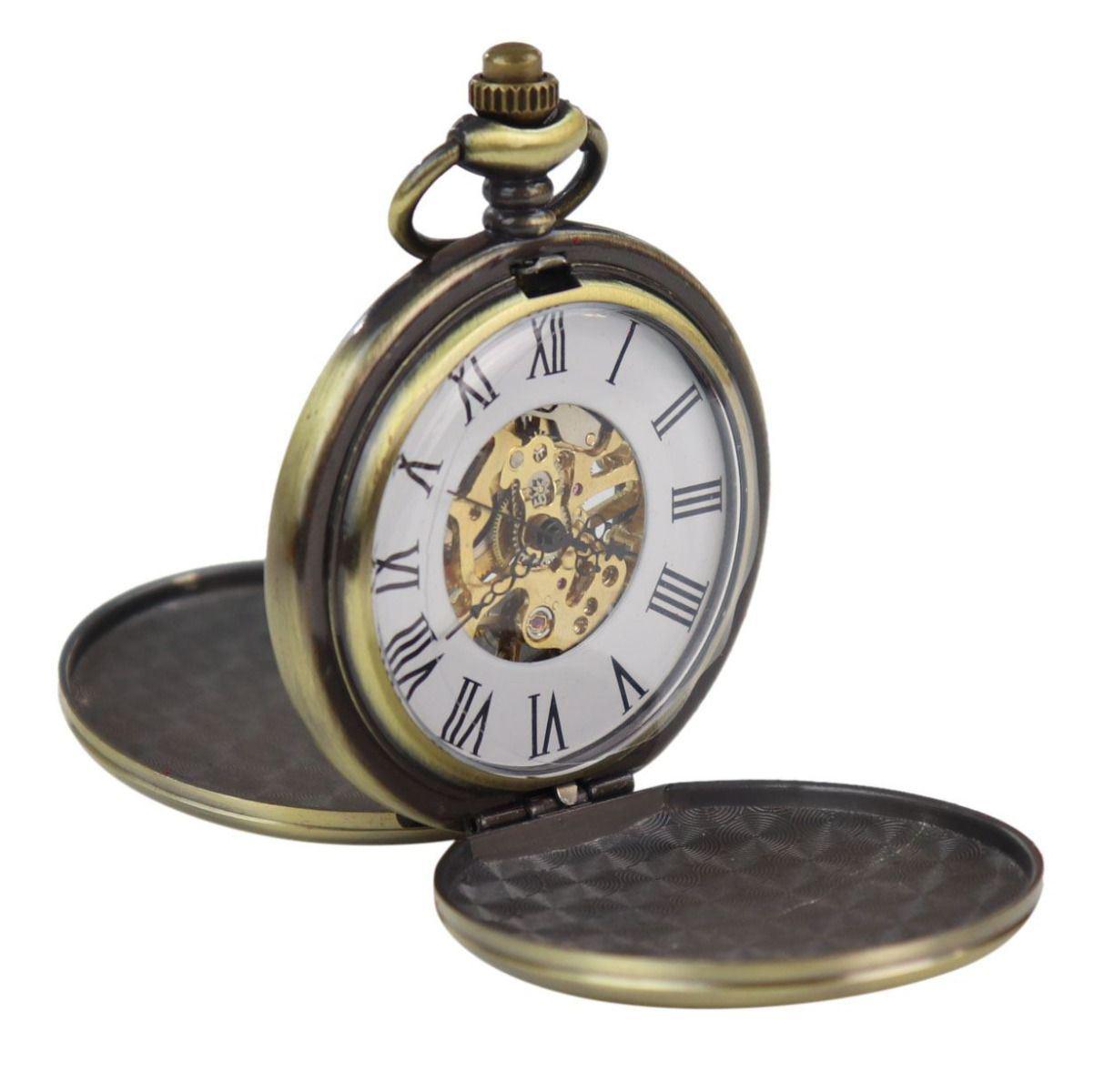 Klassieke Mechanische Zakhorloge Peaky Blinders Vintage Skeleton Automatisch