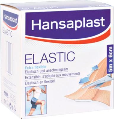 Hansaplast Elastic-Pflaster, 5 m x 6 cm