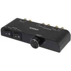 SpeaKa Professional Hafen LautsprecherUmschalter (Audio Switch), Video Converter