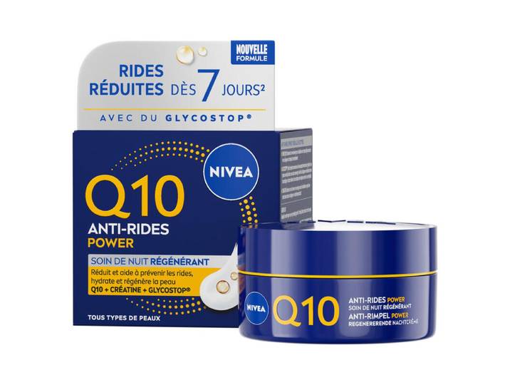 NIVEA Q10 Power Crème visage anti-rides fermeté extra soin nuit 50 ml