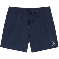 Marc O'Polo Herren Badeshorts - Essentials, Woven Swim Shorts, Bademode, Badehose Blau / M