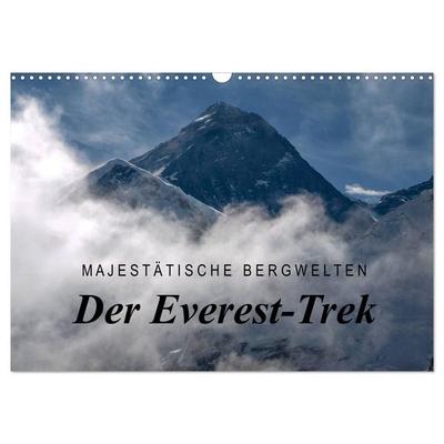 Majestätische Bergwelten - Der Everest Trek (Wandkalender 2027 DIN A3 quer), CALVENDO Monatskalender