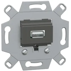 Elso MTN4581-0000 USB-Anschlussdosen-Einsatz 1-fach, mausgrau MTN45810000