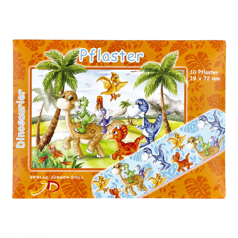 Axisis GmbH Kinderpflaster Dinosaurier Briefchen 09078222