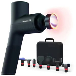 Extralink Massagepistole Gymgun Fit 2.0 Pro, 7 Aufsätze & 6 Intensitätsstufen, mit Wärme- & Kältefunktion