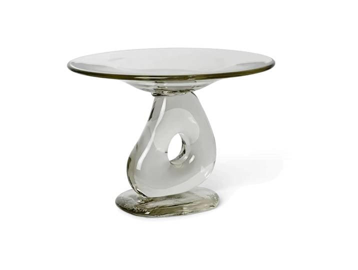 Ferm Living Plateau centre de table en verre Damo Ø21 cm Clear
